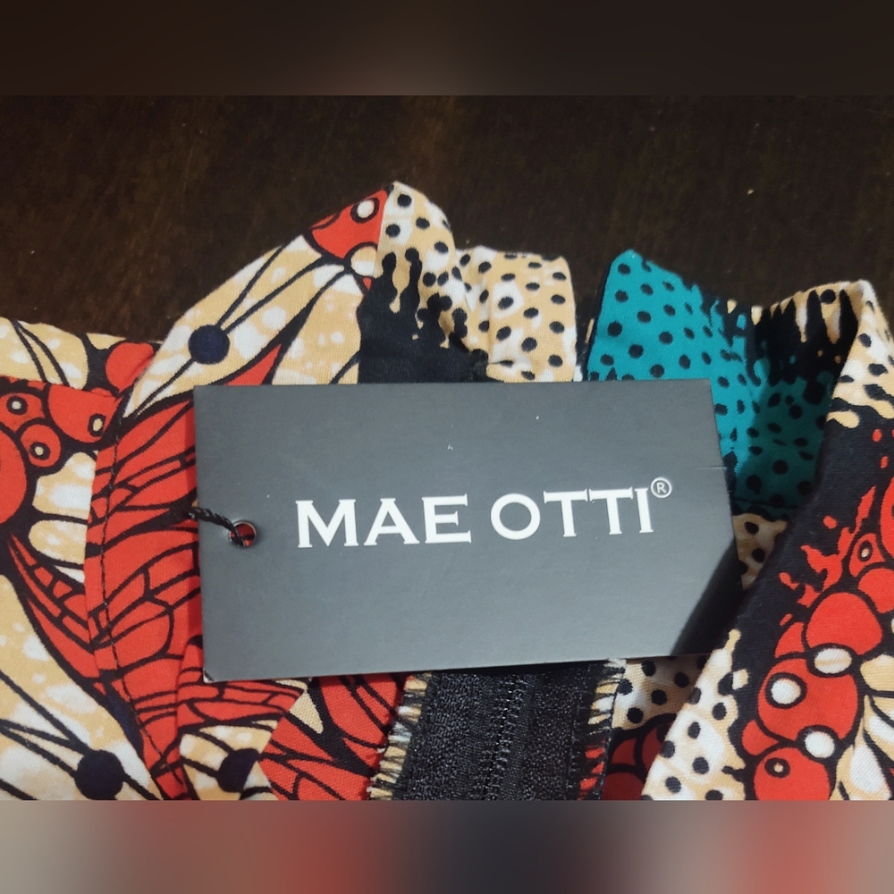 NWT Mae Otti African Waxed Cotton Top - Picture 6 of 10